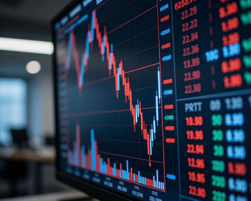 Stock Market Decline Visual