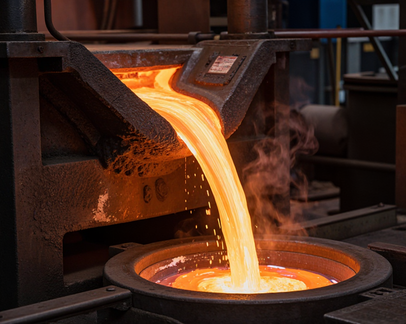 Industrial Tension in Steel Mill