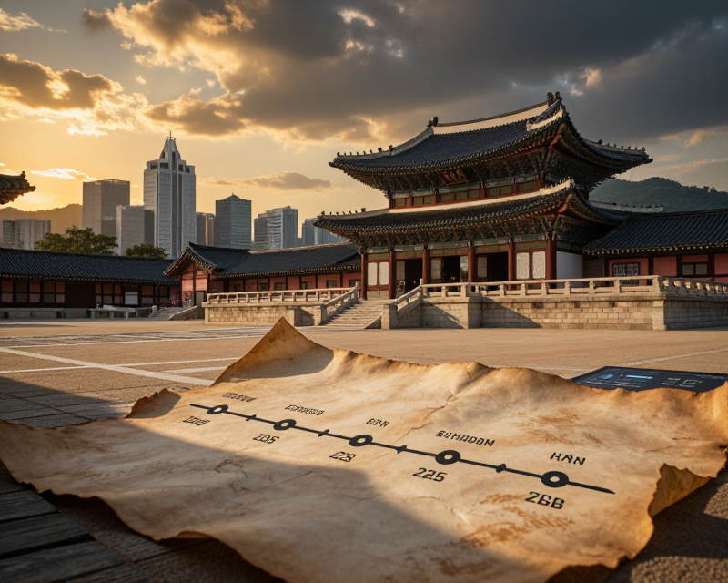 Korean History Timeline Concept