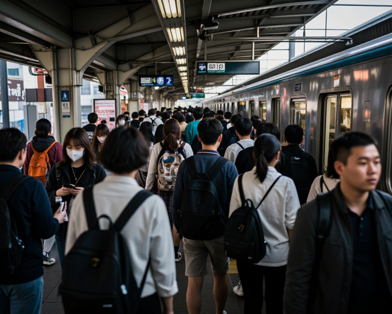 Seoul Subway Rush Hour