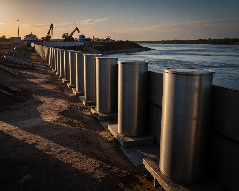 Border Wall Construction Tension