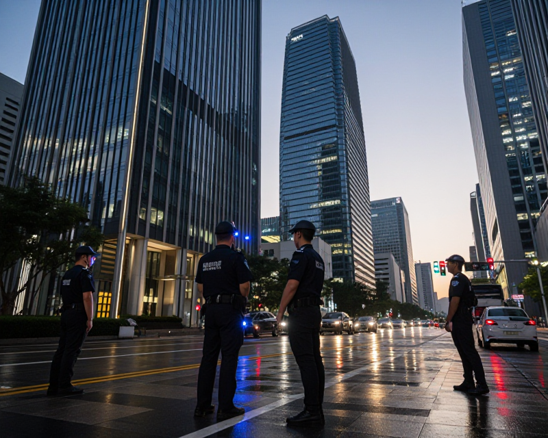 Security Alert Atmosphere in Seoul