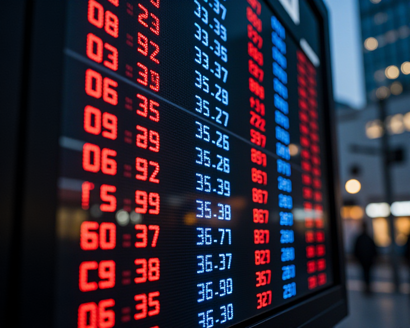 Financial Market Ticker