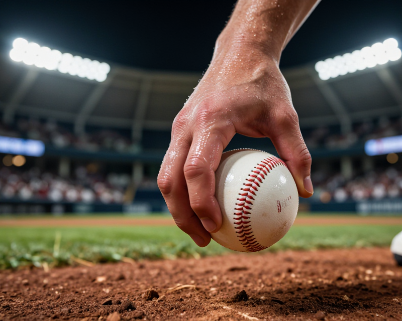 Baseball Pitcher Focus