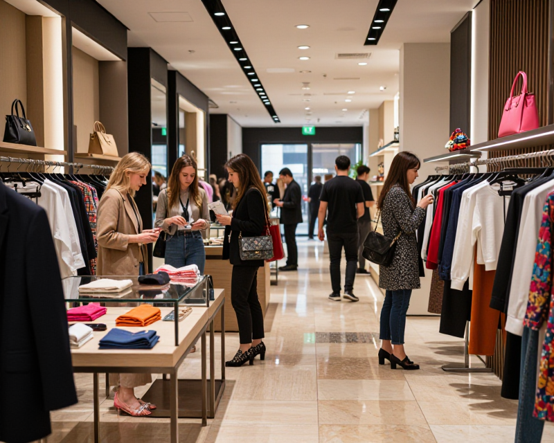Modern Korean Department Store Interior