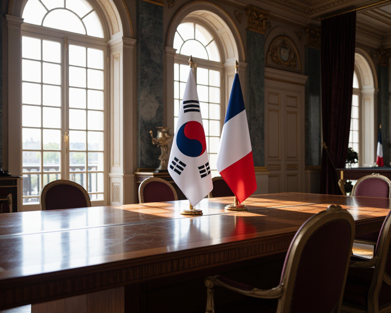 Diplomatic Summit Atmosphere