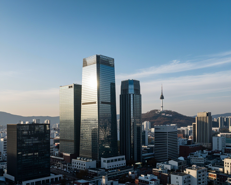 Seoul Morning Atmosphere