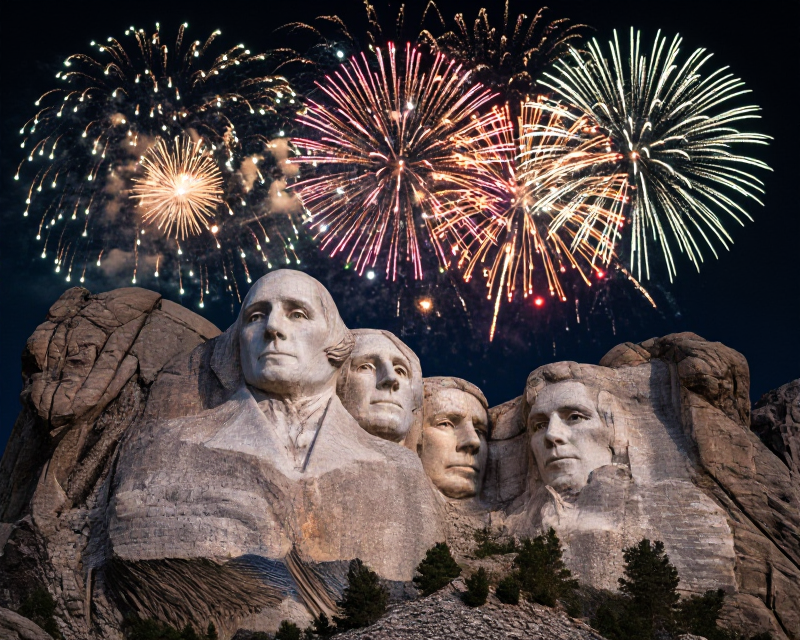 Mount Rushmore Fireworks Display