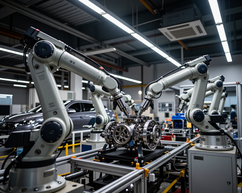 Modern Automotive Production Line