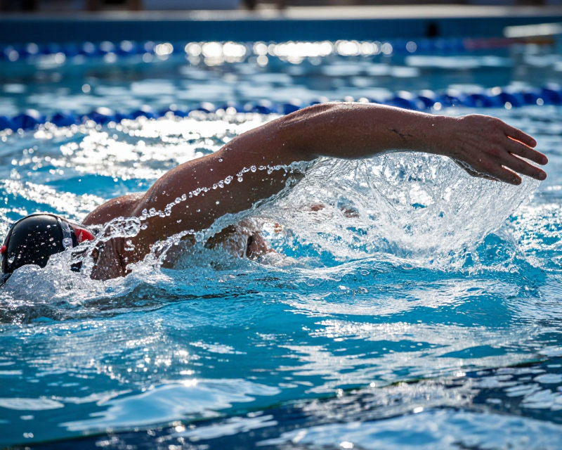 Cinematic Swimming Victory