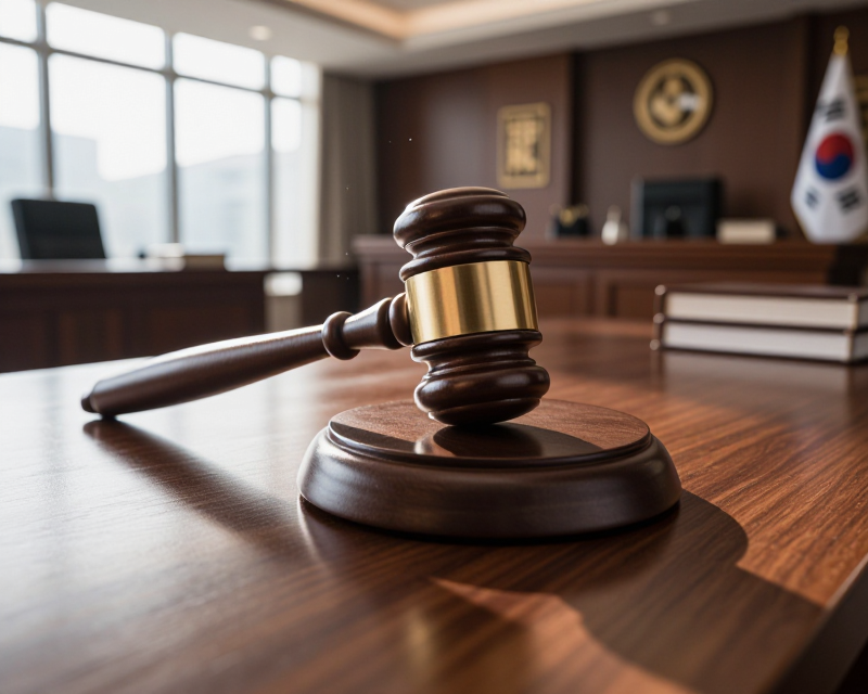 Korean Courtroom Gavel