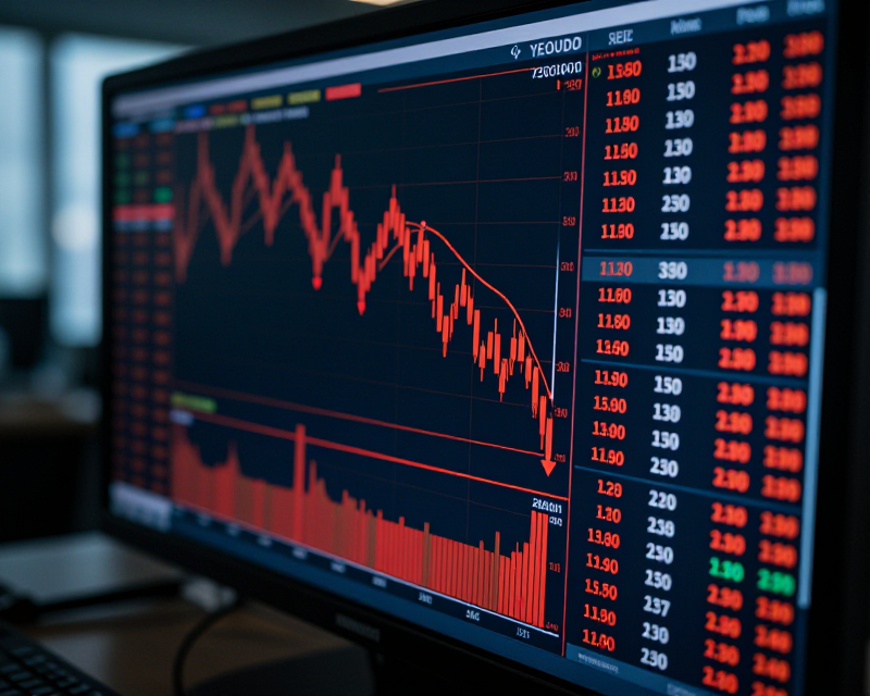 Declining Financial Market Trend